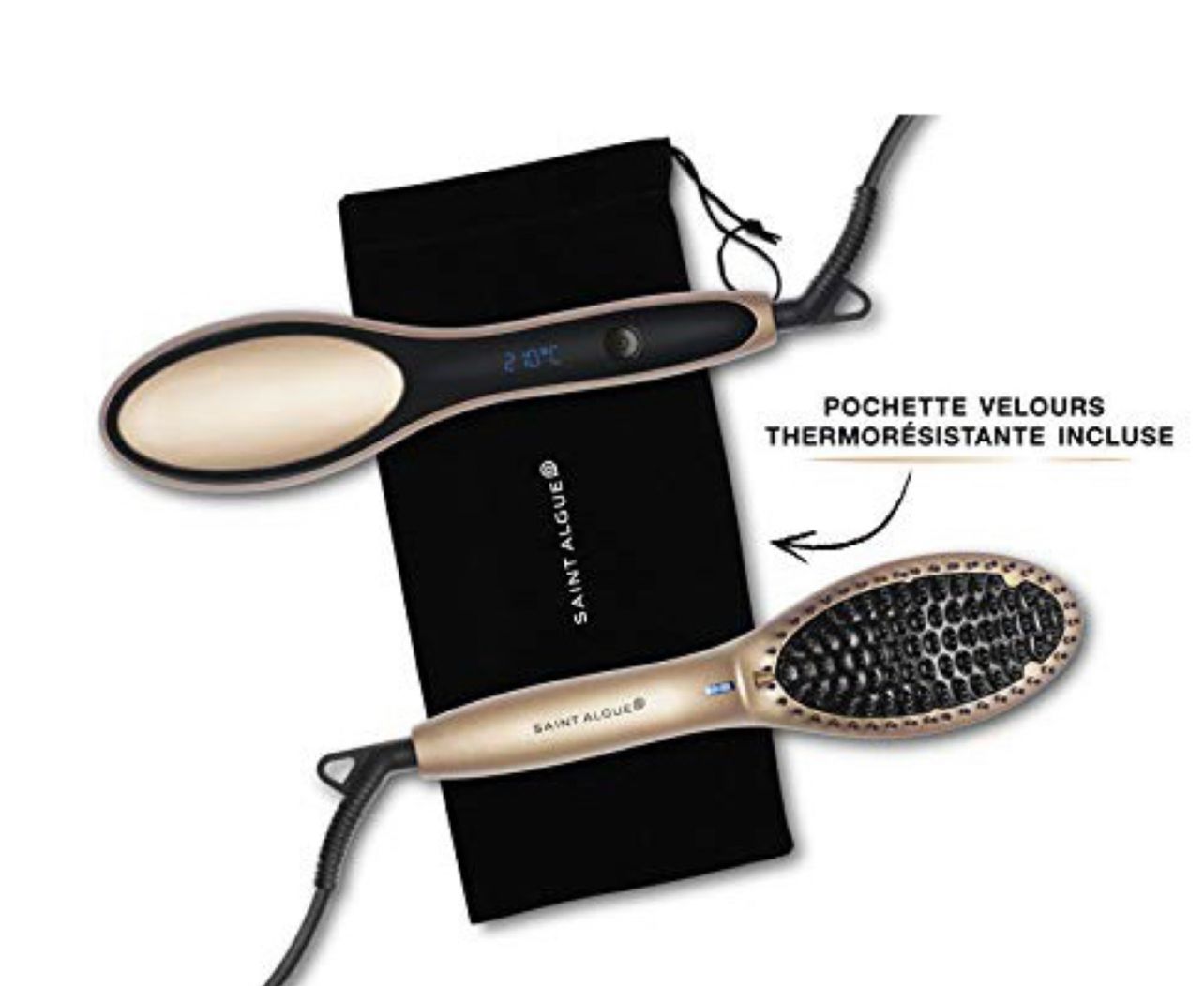 Saint Algue Demeliss PRO - Professional Smoothing Brush / for All Hair Types