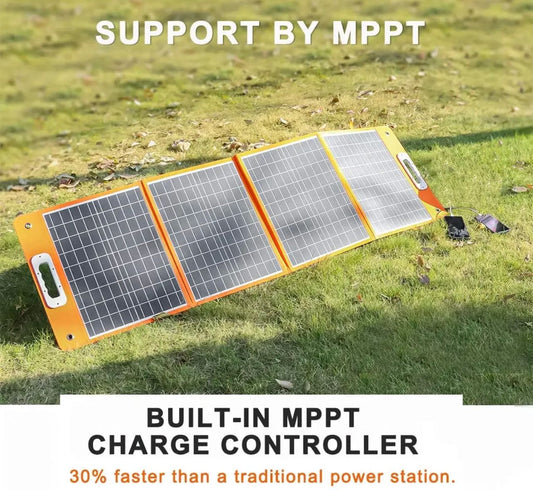 Flashfish TSP18100W (18V/100W) Orange Foldable Solar Panel - 1 Year Local Warranty