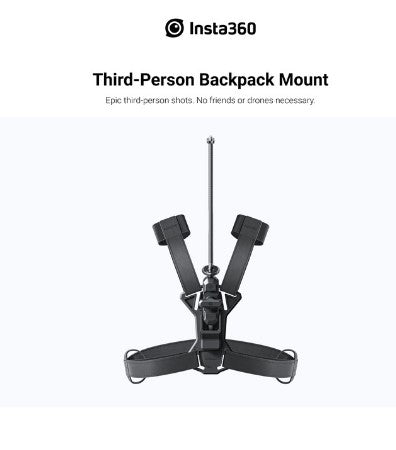 Insta360 Third-Person Backpack Mount - ONE RS,ONE X3,ONE R,ONE X,ONE X2