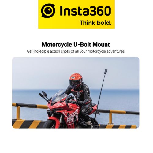 Insta360 Motorcycle U-Bolt Mount - ONE RS/GO 2/ONE X2/X3/ONE R/ONE X