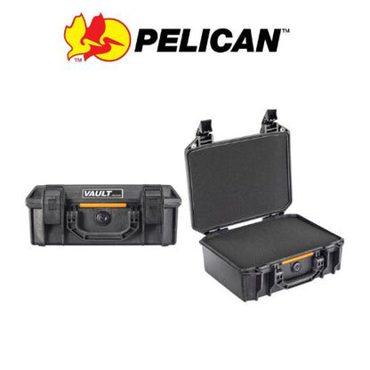 Pelican V200 Vault Medium Case with Foam Black-Limited Lifetime Local Warranty