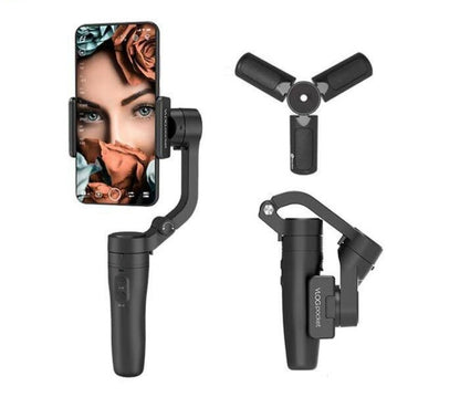 FeiyuTech VLOG Pocket 3-Axis Foldable Smartphone Gimbal Stabilizer with Mini Tripod - 1 Year Local Warranty