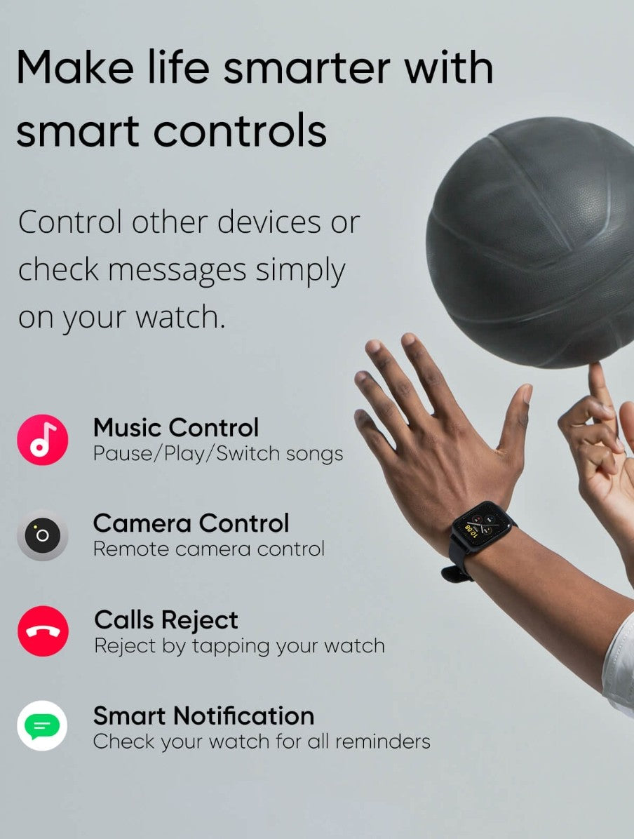 DIZO Watch 2 by realme Techlife Smart Watch - 1 Year Warranty