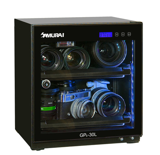Samurai Digital Dry Cabinet GP5-30L - 5 Year Local Manufacturer Warranty