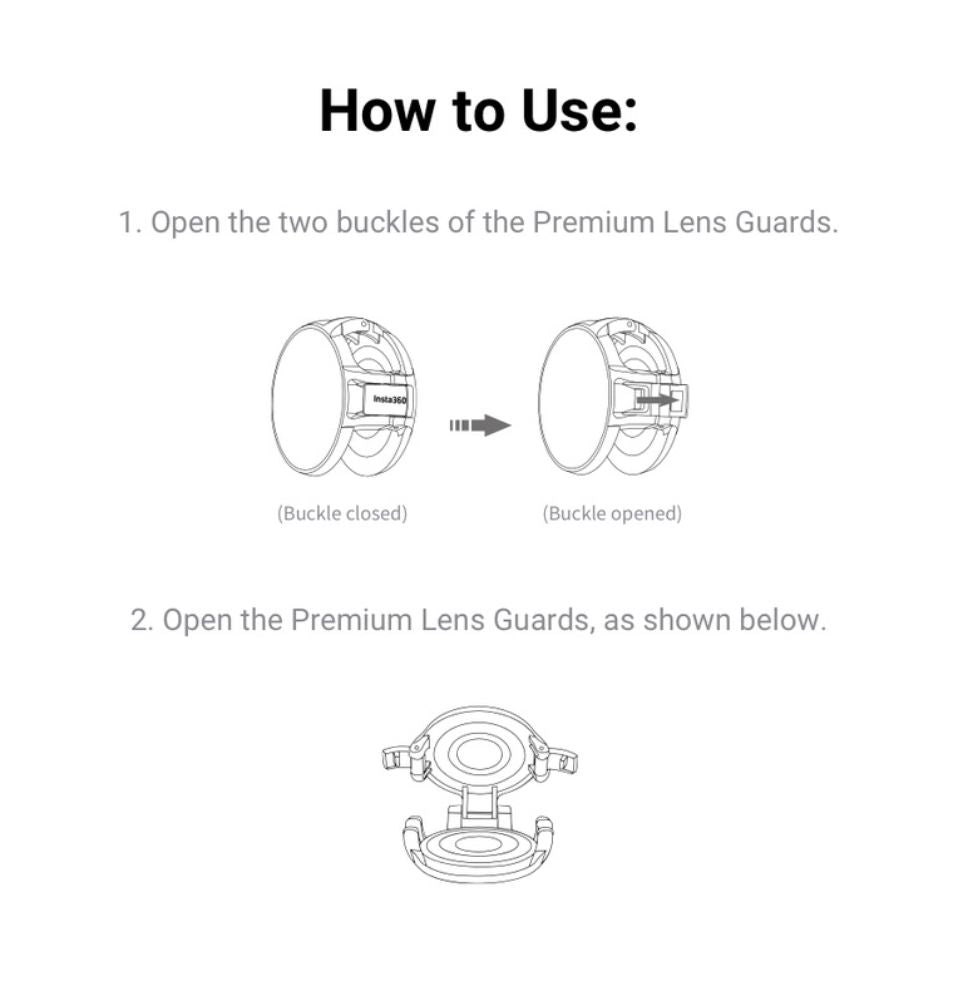 Insta360 ONE X2 - Premium Lens Guard