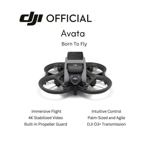 DJI Avata With Build In Propeller Guard 4K Camera Drone- 1 Year Local DJI Warranty