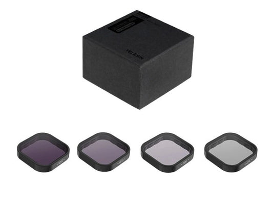Telesin CPL ND Filter Lens (ND8 ND16 ND32) Cover Protector for GoPro HERO 11 10 9 BLACK