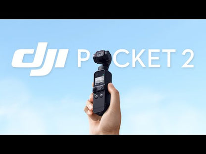 DJI Pocket 2 (4K Gimbal Stabilized Pocket Size Video Camera Ideal for Vlogging) - 1 Year Warranty