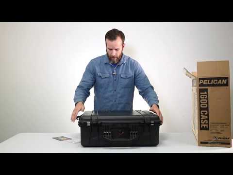 Pelican 1600 Protector Case with Foam -Limited Lifetime Local Warranty