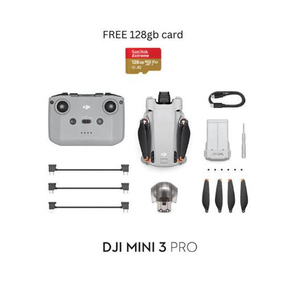 DJI Mini 3 Pro FREE 128GB memory card - 1 Year Local DJI Warranty