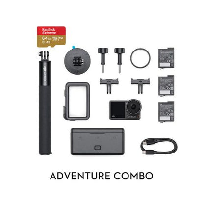 DJI Osmo Action 3 With FREE Clip-On Microphone & 64GB card - 1 Year Local DJI Warranty