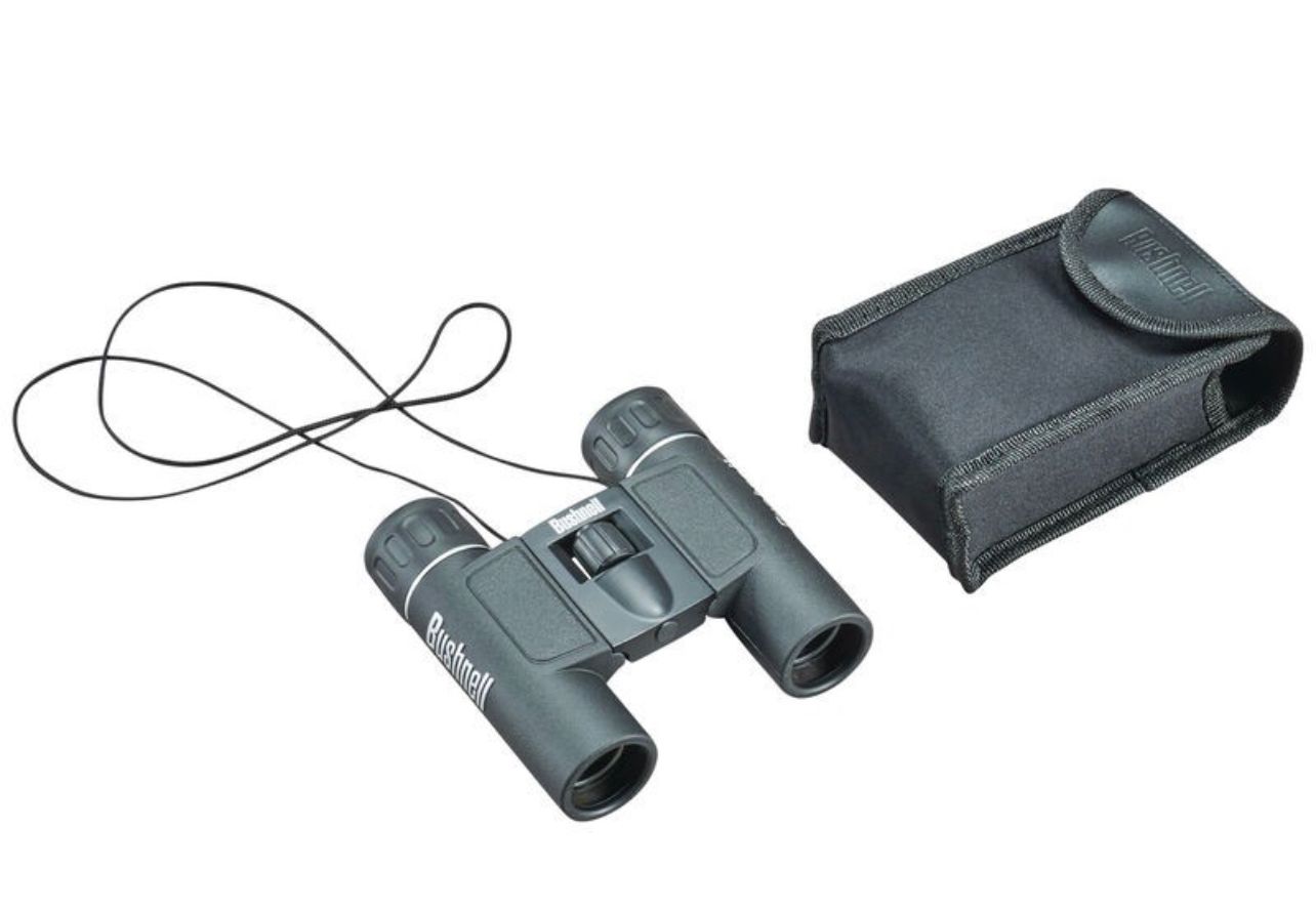 Bushnell Binoculars Powerview Roof Prism Compact 12x25 (131225) - Limited Lifetime Warranty