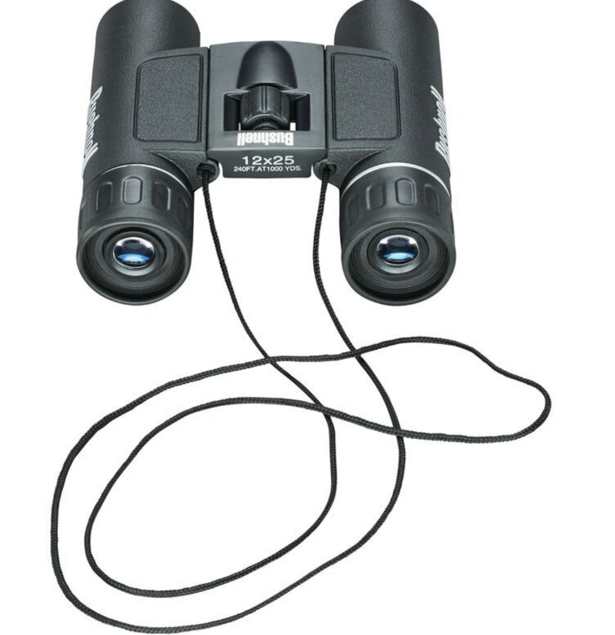 Bushnell Binoculars Powerview Roof Prism Compact 12x25 (131225) - Limited Lifetime Warranty