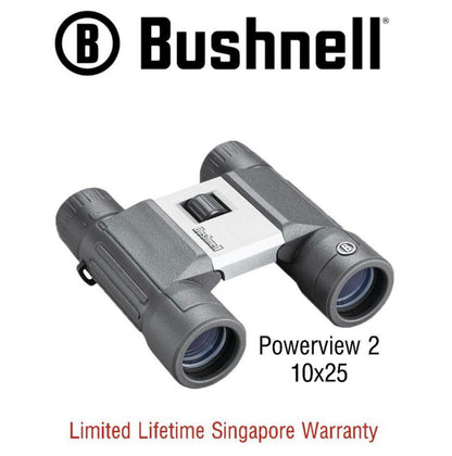 Bushnell Binoculars Powerview2 10x25 (PWV1025) - Limited Lifetime Warranty