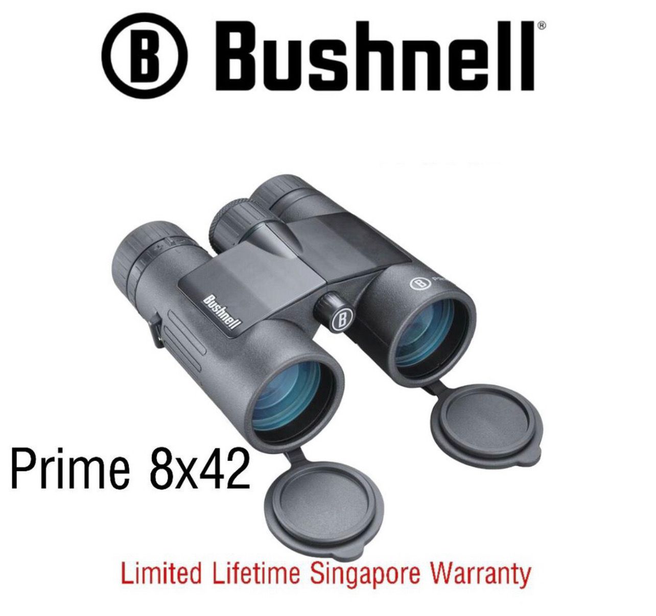 Bushnell Binoculars Prime 8x42 (BPR842)- Limited Lifetime Warranty