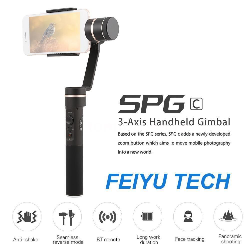 FeiyuTech SPGC (3-Axis Gimbal) With Free Extension Pole - 1 Year